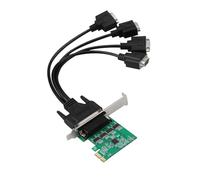 Tarjeta PCIE1X a DB9PIN multipuertos de 2/4 puertos para dispositivos de control industrial y comunicación
