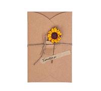 Tarjeta postal con diseño de margaritas, girasol, clavel, día de San Valentín, Navidad, boda, cumpleaños, felicitación, procesada profesionalmente