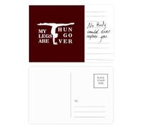 Tarjeta postal de moda Art Deco con texto en inglés "Handstand Drunk Night"