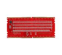 Tarjeta probadora de ranuras de memoria RAM DDR5 con luces LED, tarjeta de prueba de memoria portátil para escritorio para mantenimiento de RAM de placa base de PC, sin necesidad d (Roja)