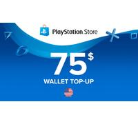 Tarjeta regalo de PlayStation Store 75$ PlayStation Store US PlayStation 4, PlayStation 5