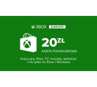 Tarjeta regalo XBOX Live 20ZL Microsoft Store PL XBOX One, XBOX Series X|S