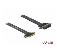 Tarjeta Riser DeLock 85769 PCIe x4 con cable flexible 60 cm
