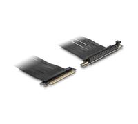 Tarjeta Riser DeLock 88028 PCIe x16 a ranura x16 ángulo 90° cable 60 cm