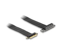 Tarjeta Riser PCIe x4 DeLock 88026 con ángulo 90° y cable 60 cm