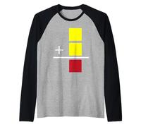 Tarjeta roja Amarilla de fútbol árbitro Regalos Divertidos Amantes de los Deportes Camiseta Manga Raglan