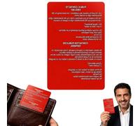Tarjeta roja para contactos públicos y residenciales, inglés y español, conoce tus tarjetas correctas Derechos de ciudadanía de Estados Unidos, ciudadanos sobre cómo hacer valer la derecha, no