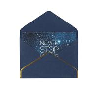 Tarjeta romántica de felicitación con sobres, texto en inglés "Looking Up Greetings", con texto en inglés "Send To A Close Friend", de Phnom Penh