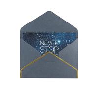 Tarjeta romántica de felicitación con sobres, texto en inglés "Looking Up Greetings", con texto en inglés "Send To A Close Friend", de Phnom Penh