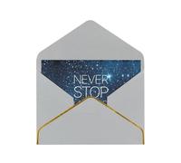 Tarjeta romántica de felicitación con sobres, texto en inglés "Looking Up Greetings", con texto en inglés "Send To A Close Friend", de Phnom Penh