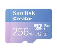 TARJETA SANDISK CREATOR MICROSD 256GB SDSQXAV-256G-GN6MS
