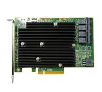 Tarjeta SAS HBA Compatible con LSI 9300-16i IT Mode PCIe SATA, compatibilidad con SAS Expander, 16 Puertos 12Gbps PCIe 3.0 x8, Controlador HBA con 4X SFF-8643 internos, para NAS ZFS TrueNAS unRAID