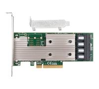 Tarjeta SAS HBA compatible con tarjeta de expansión PCIe SATA LSI 9305-16i | SAS3224, PCIe 3.0 x8, 4x 8643 interno, 12Gb/s SAS + SATA 6Gb/s, controlador HBA para ZFS TrueNAS unRAID NAS