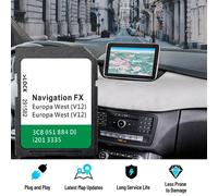 Tarjeta SD 3C8051884DI Navegación V12 Europa RNS 310 Sistema de Navegación Software FX Navi para Actualización Original de VW FX V12 WEST