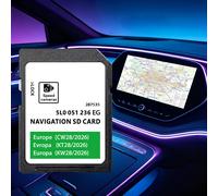 Tarjeta SD de 32GB para Skoda Octavia Superb Fabia Rapid Yeti, Actualización de Mapa de Europa para Discover Media Amundsen MIB2, 5L0051236EL 2026-2027 MIB2