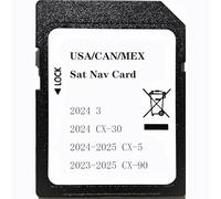 Tarjeta SD de navegación actualizada de mapas 2025 compatible con M-da 3 2024 / Cx-30 2024 / Cx-5 2024-2025 / Cx-90 2023-2025