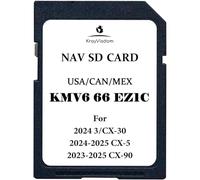 Tarjeta SD de navegación actualizada | Tarjeta de mapa GPS compatible con CX-5 (2024-2025), CX-30/3 (2024), CX-90 (2023-2025) | Mapas USA/CAN/MEX