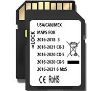 Tarjeta SD de navegación, compatible con: (2016-21)-Cx3. (2016-20)-Cx5. (2016-20)-Cx9. (2016-22)-Mx5. (2016-18)-3. (2016-22)-6, Can/Mex/USA Maps (Ceypec-010-016-22). )