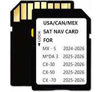 Tarjeta SD de navegación compatible con Maz*da 3 (2025 2026), Cx-30 (2025 2026), Cx50 (2025 2026), CX-50 Hybrid (2025 2026), Cx70 (2025 2026). ), MX-5 (2) 024-2026)