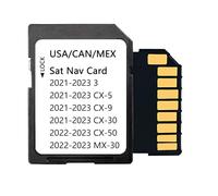Tarjeta SD de navegación de mapa TD2K-66-EZ1 compatible con 2021-2023 3 / CX-5 / CX-9 / CX-30, CX-50 2023-2024, MX-30 2022-2023, mapas de Estados Unidos/Canadá/México