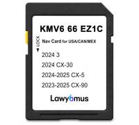 Tarjeta SD de navegación GPS KMV666EZ1C actualizada compatible con Mazd* 3 / CX30 2024, CX5 2024-2025, CX90 2023-2025, mapas USA/CAN/MEX
