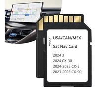 Tarjeta SD de navegación mejorada 2025 con los últimos mapas GPS | Compatible con CX-30/3 2024, CX-5 2024-2025, CX-90 2023-2025 | Mapas de Estados Unidos/CAN/MEX