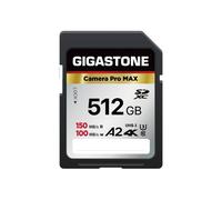 Tarjeta SD GIGASTONE de 512 GB para c mara 4K Pro MAX A2 4K SDXC, tarjeta de memoria de alta velocidad 4K Ultra HD, compatible con video Canon, N