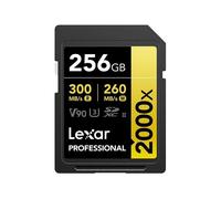 Tarjeta SD Lexar LSD2000256G-BNNNG 256GB UHS-II 300MB/s V90 resistente
