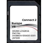 Tarjeta SD Navegación GPS Europa 2021 v6 - Base de datos Q3.2019 - D43BE04-D0600-2001 Compatible con Nissan Connect 2 LCN2
