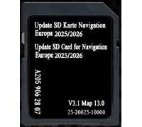 Tarjeta SD Navegación GPS Europa 2025/2026 v13 - A2059062807 Compatible con Mercedes Garmin Map Pilot NTG5.5