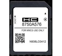 Tarjeta SD navegación GPS Europa - 2025.A compatible con Mitsubishi - MMCS W18 (A576)