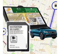 Tarjeta SD Navi MIB2 para Skoda Amundsen, 32 GB, mapa de Europa, 5L0051236EL, 2026-2027, Discover Media con pegatinas antivaho para la cámara de visión trasera MIB2 2026