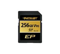 Tarjeta SD Patriot 256GB UHS-II Clase 10 300MB/s V90 Negra Oro