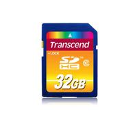 Tarjeta de memoria Transcend - 32 GB - Clase 10 - SDHC