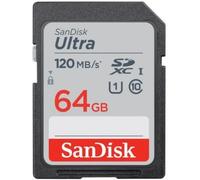 Tarjeta SDXC Ultra Sandisk 64GB 120MBS
