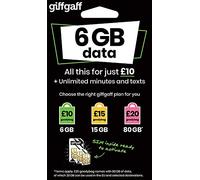 Tarjeta SIM 2G 3G 4G - Giffgaff O2 Multi Tamaño Estándar Micro Nano £5 Bono de Crédito Después de Recargar £10 por primera vez. Llamadas Textos Datos. Paga por tu viaje iPhone, teléfonos Android,