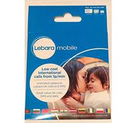 Tarjeta SIM de Lebara SIM 3 G/4G Multi batería internacional - incluye 3 en 1 Nano/Micro/Standard SIM
