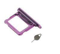 Tarjeta SIM Doble Nano + Soporte para Ranura de Bandeja Reemplazo para iPhone 16 / iPhone 16 Plus Con Alfiler Pink