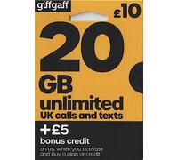 Tarjeta SIM multi corte/trío Giffgaff, 4G - para iPhone 4/4S/5/5C/5S/6/6S/6+, iPad 1/2/3/4/5 Air/2/5, Galaxy S1/S2/S3/S4/S5/S6/S6-edge/S7/S7-edge, teléfonos LG, HTC, Sony, Sony Xperia