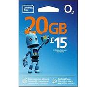 Tarjeta SIM O2 Pay as You Go con paquete de 15 £ - 25 GB + 35 GB de datos promocionales y llamadas y mensajes ilimitados - ROAM por Europa