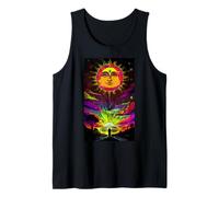 Tarjeta Solar Lenormand con diseño artístico de Oráculo Celestial Camiseta sin Mangas