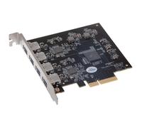 Tarjeta Sonnet Allegro Pro USB-A 4 Puertos PCIe 10 Gbps Alimentación Independiente