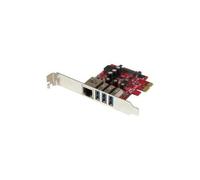 Tarjeta StarTech De 3 Puertos PCI Express USB 3.0 + Ethernet Gigabit PEXUSB3S3GE