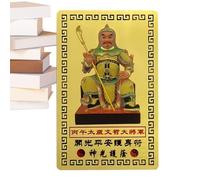 Tarjeta Tai Sui - 2026 | amuleto protector - Horse Year Tai Sui Card - cobre para hombre mujer familia mamá papá abuela hijo aleación oro 1 unidad