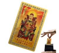 Tarjeta Tai Sui 2026 - Decoración del hogar de cobre chino dorado, tarjeta de traer suerte, para hombres, mamá, papá, abuela, abuelo, esposa, marido, hijo, hija, familia, amigos, niños