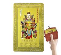 Tarjeta Tai Sui 2026 - Recuerdo De Bendición De Felicidad | Tarjetas De Riqueza Del Año Del Caballo, Tarjetaa De Amuleto De Protección Espiritual, Tarjetaa De Bendición Zodíaco Coleccionable Para