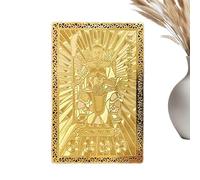Tarjeta Tai Sui - Amuleto de la Suerte Dorado Año Nuevo 2026, Riqueza Felicidad, Ligero Práctico Práctico, Compacto Estable, Fácil De Colocar | Accesorio Para Oficina En Casa, De Viajes
