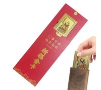 Tarjeta Tai Sui - Tarjeta dorada de protección del zodiaco chino, amuleto de buena suerte 2025 | Talismán del año de la serpiente, energía auspiciosa, bendiciones espirituales y equilibrio