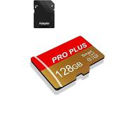 Tarjeta TF de 128 GB con adaptador, tarjeta de memoria de alta velocidad, UHS-I C10 A1, tarjeta TF de memoria para tableta/teléfono móvil/cámara/audio de coche/consola de juegos (128 GB)