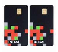 Tarjeta TNTSAT Nueva - Satélite Astra 19.2°E - Validez 4 años - Oficial - Pack de 2